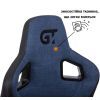 Кресло игровое GT Racer X-8005 Dark Blue/Black изображение 5