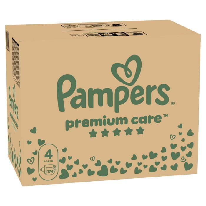 Подгузники Pampers Premium Care Розмір 4 (9-14 кг) 174 шт (8006540855935) изображение 2