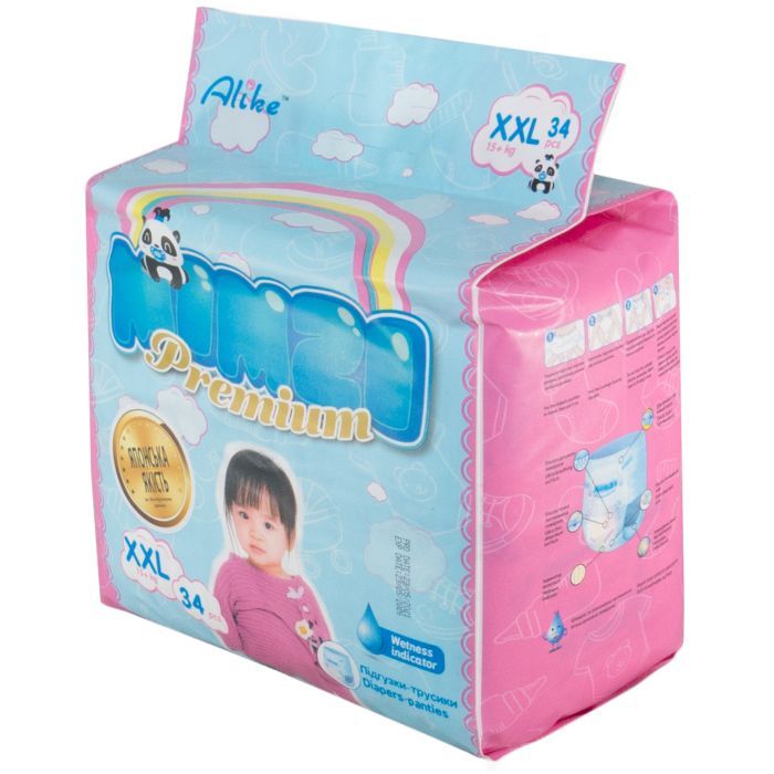 Подгузники Mimzi XXL 15+ кг 34 шт. (MPXXL34) (4820209800159) изображение 2