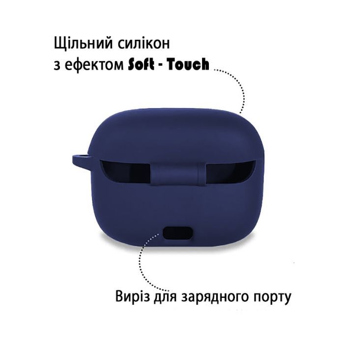 Чехол для наушников BeCover Silicon для JBL Tune 230 NC TWS Black (708608) изображение 2