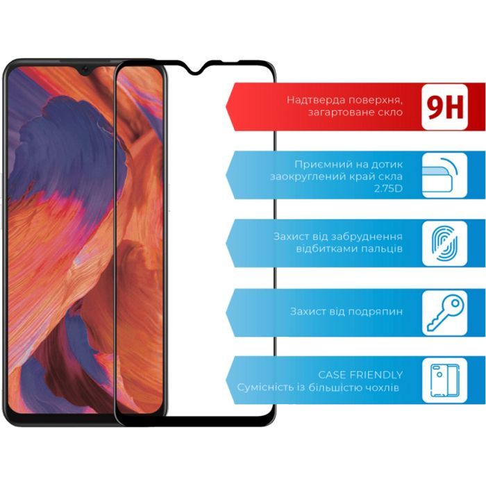 Стекло защитное ACCLAB Full Glue Oppo A73 (1283126511141) изображение 2