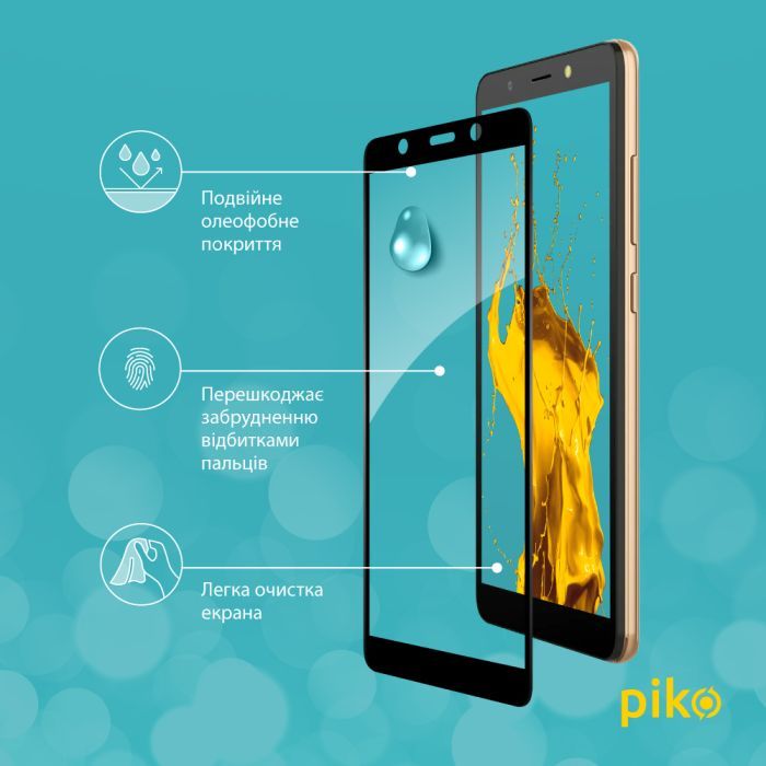 Скло захисне Piko Full Glue Tecno POP 3 (BB2) (1283126503191) зображення 5