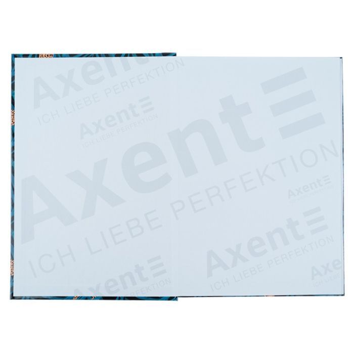 Канцелярская книга Axent Leopard А4 в твердом переплете 96 листа клетка, темно синяя (8422-556-A) изображение 2