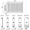 Радиатор отопления Kermi Therm-X2 Profil-K, FKO, 22 тип, 400x800мм (FK0220408W02) изображение 4