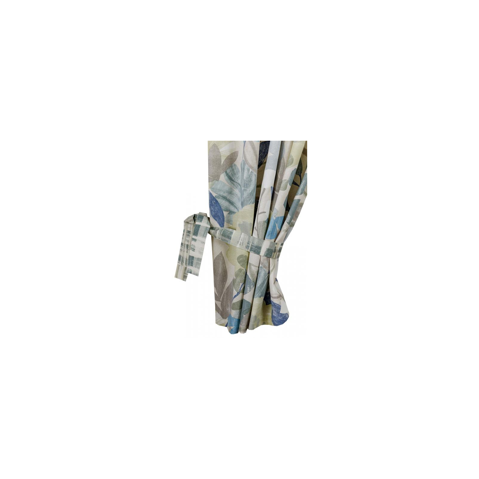 Штора Прованс комплект Блакитні Квіти 136х170 см 2 шт (4823093449602) зображення 2