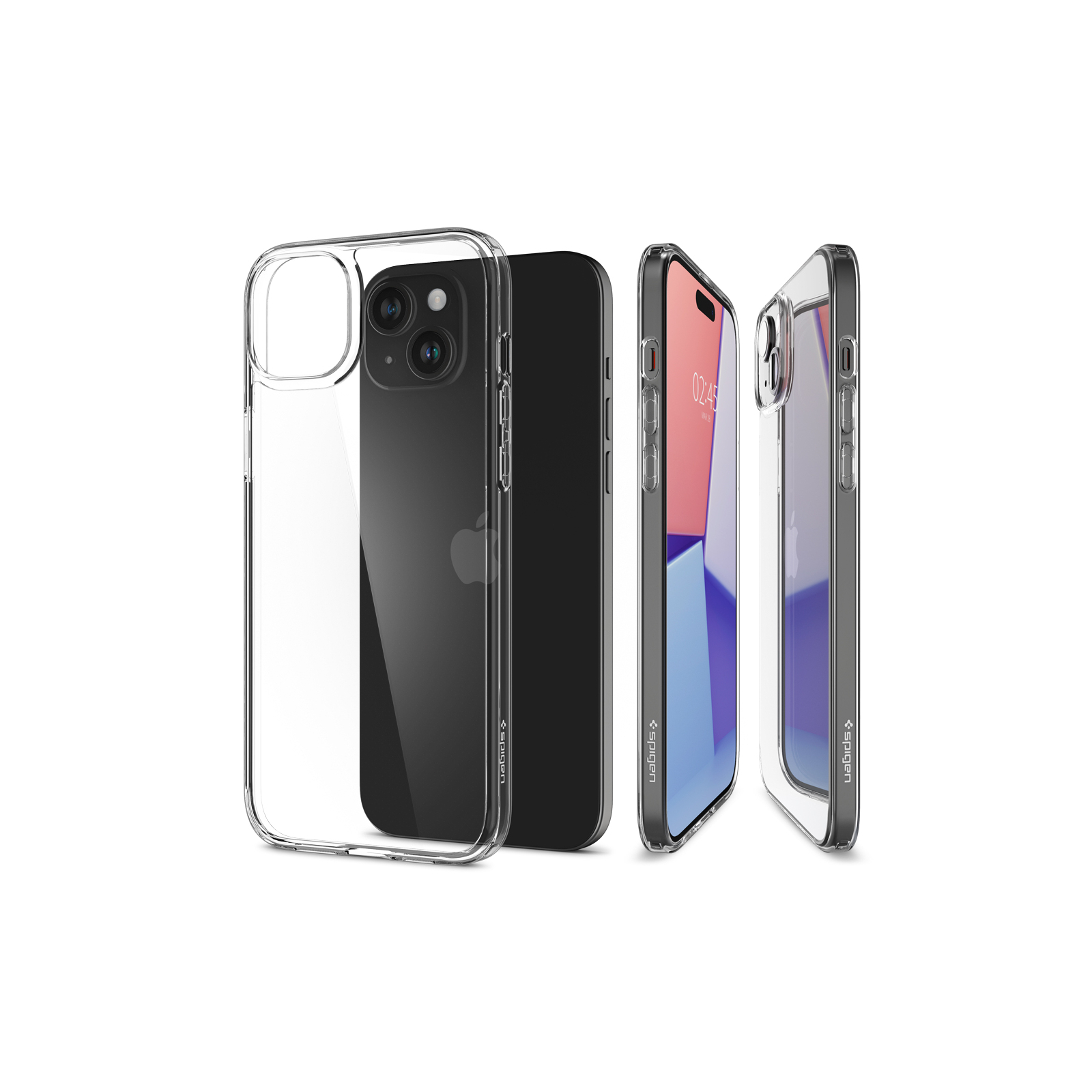 Чохол до мобільного телефона Spigen Apple iPhone 15 Plus Air Skin Hybrid Crystal Clear (ACS06645) зображення 2
