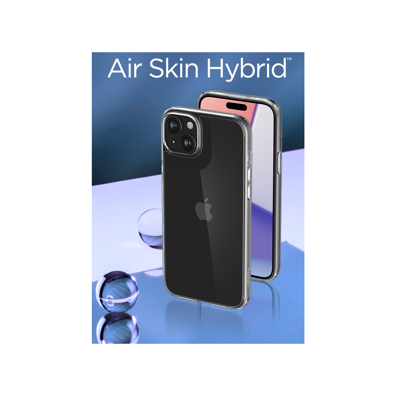 Чохол до мобільного телефона Spigen Apple iPhone 15 Plus Air Skin Hybrid Crystal Clear (ACS06645) зображення 9