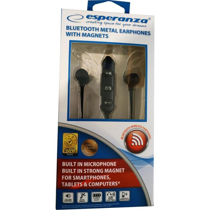 Навушники Esperanza Magnetic Metal Copper (EH186L) зображення 2