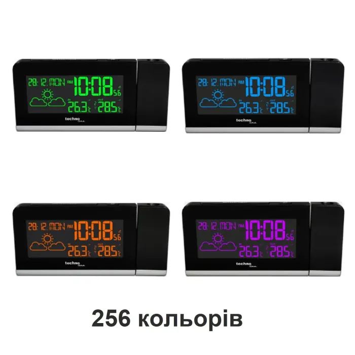 Настільний годинник Technoline WT539 проекційний Black (DAS301813) зображення 6