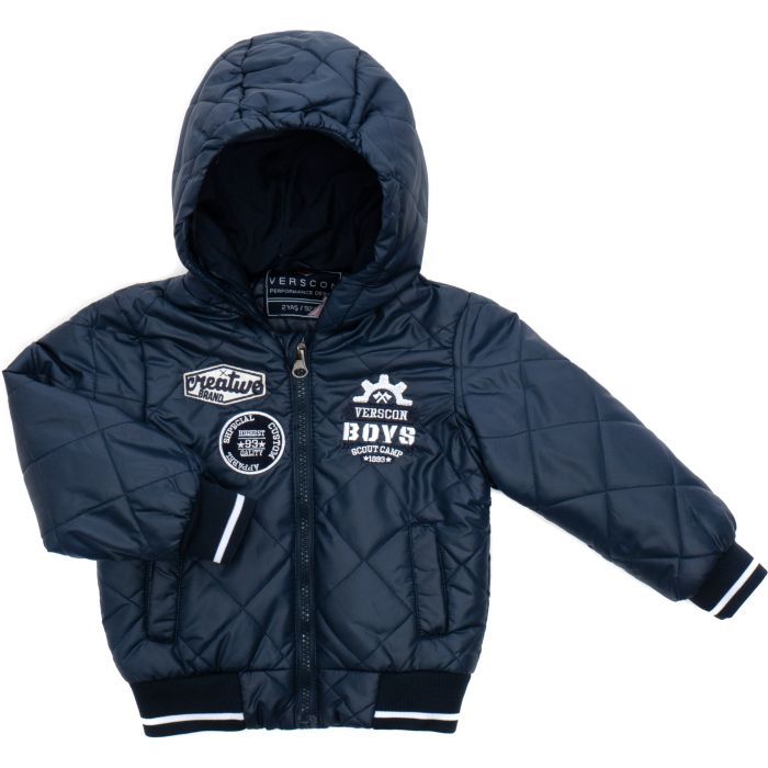 Куртка детская Verscon стеганая (3608-104B-blue)