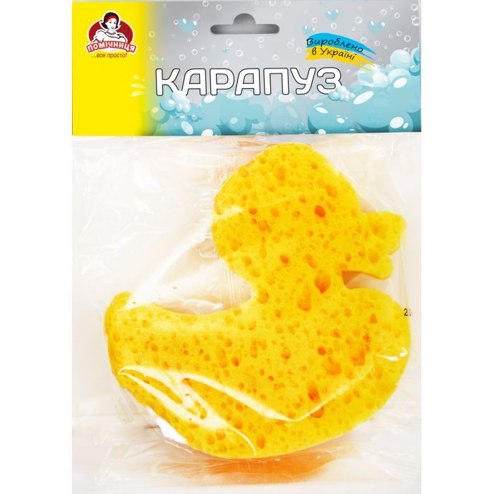 Губка для купания Помічниця Карапуз В ассортименте (4820164965221)