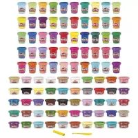 Набор для творчества Hasbro Play-Doh Набор пластилина из 100 баночек (F4636) изображение 2