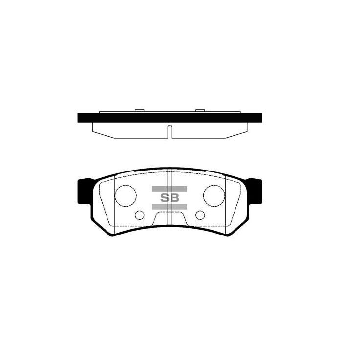 Тормозные колодки HI-Q SP1257