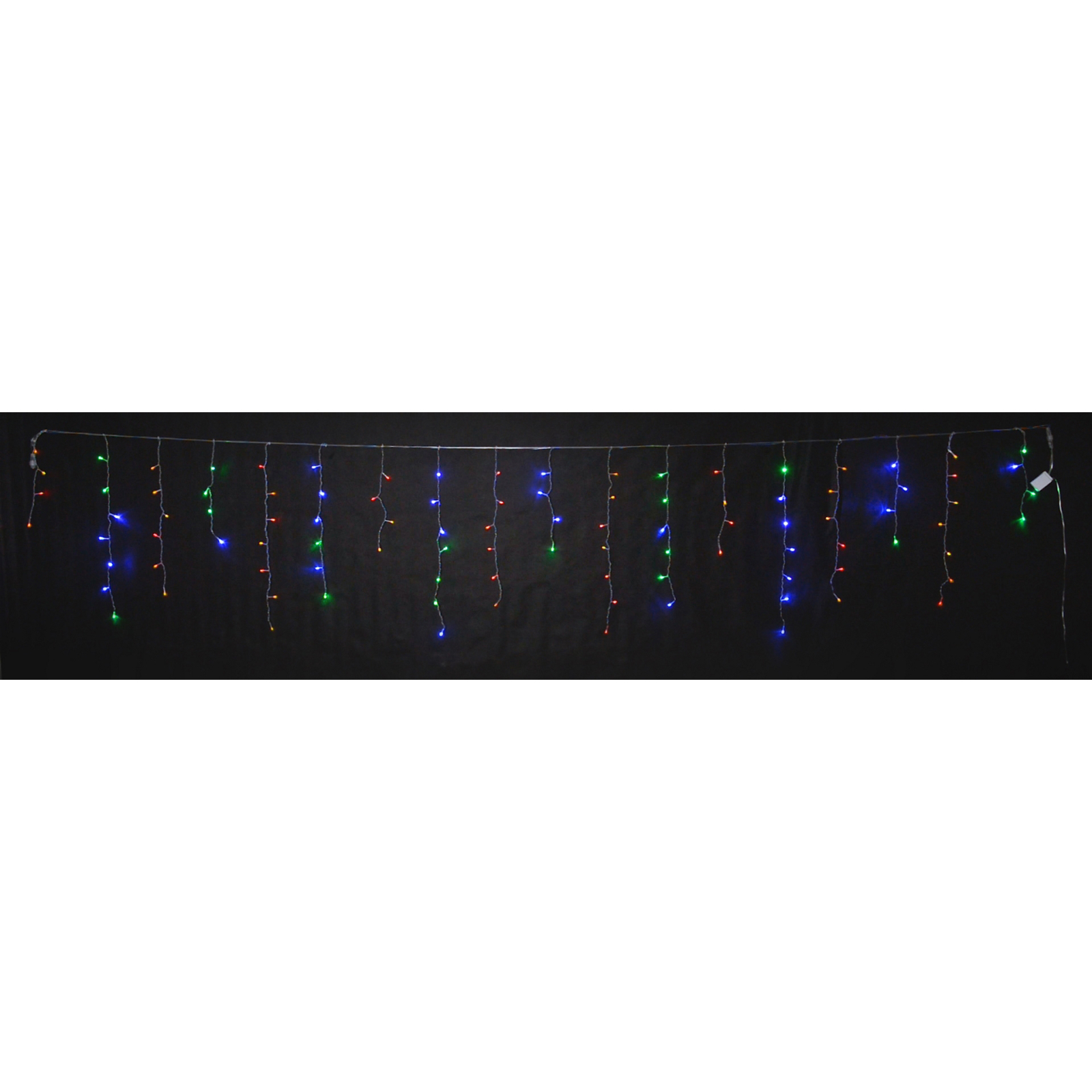 Гірлянда Delux ICICLE С 100 LED 3,2x0,7m синій/прозорий IP20 (90015253) зображення 3