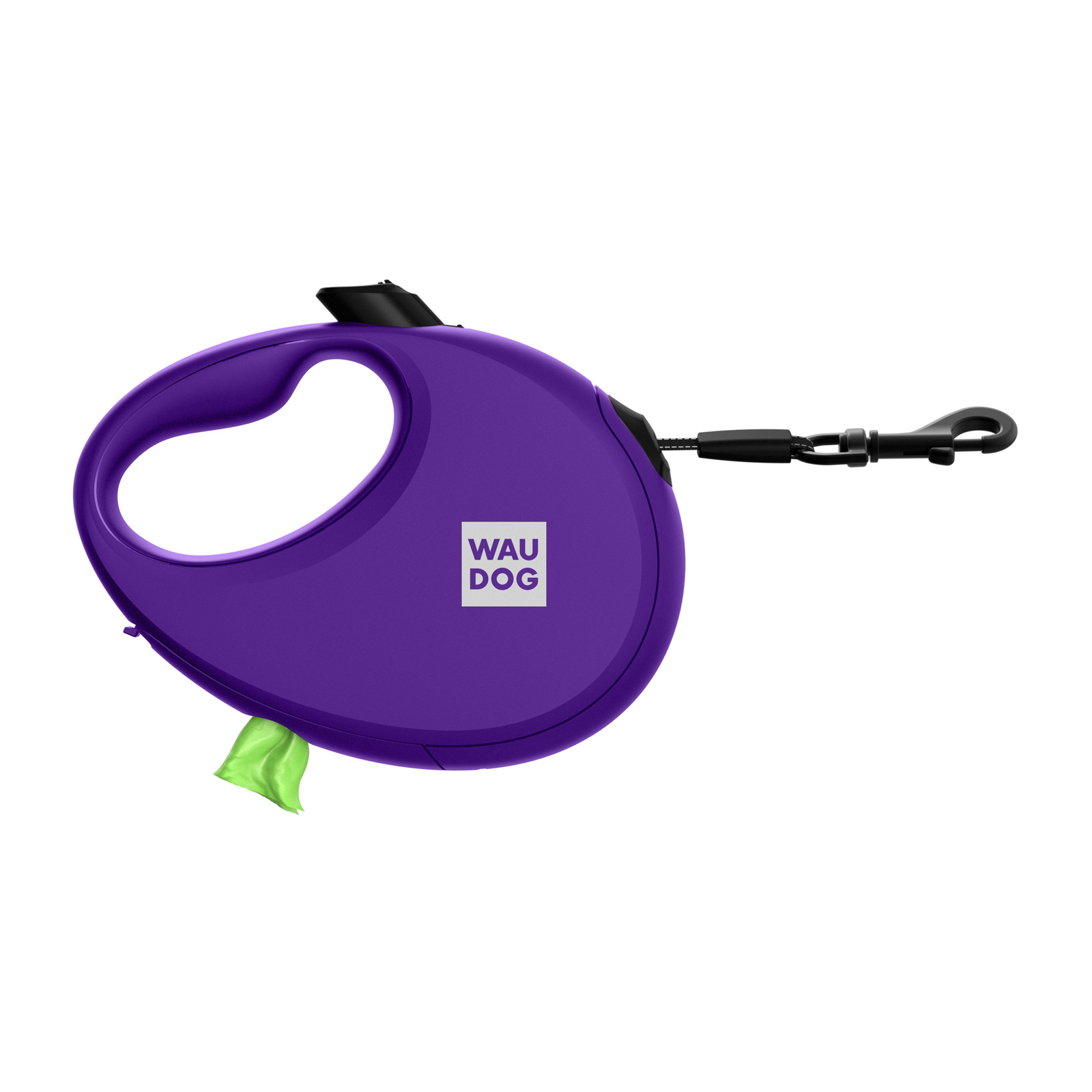 Поводок для собак WAUDOG R-leash с контейнером для пакетов L до 40 кг 5 м фиолетовый (26299) изображение 2