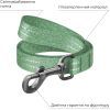 Повідець для собак WAUDOG Re-cotton світловідбивний L-XL Ш 25 мм Д 300 см салатовий (03215) зображення 3