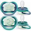 Пустышка Philips AVENT Ultra Air Нічна 6-18 міс 2 шт (SCF376/13) изображение 2