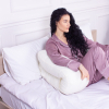 Подушка MirSon для беременных и отдыха Eco Line №8015 U-образная Creamy (2200006178392) изображение 5