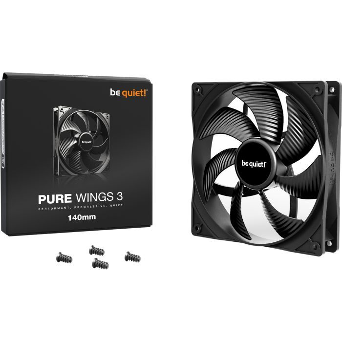 Кулер для корпуса Be quiet! PURE WINGS 3 140mm (BL107) изображение 6