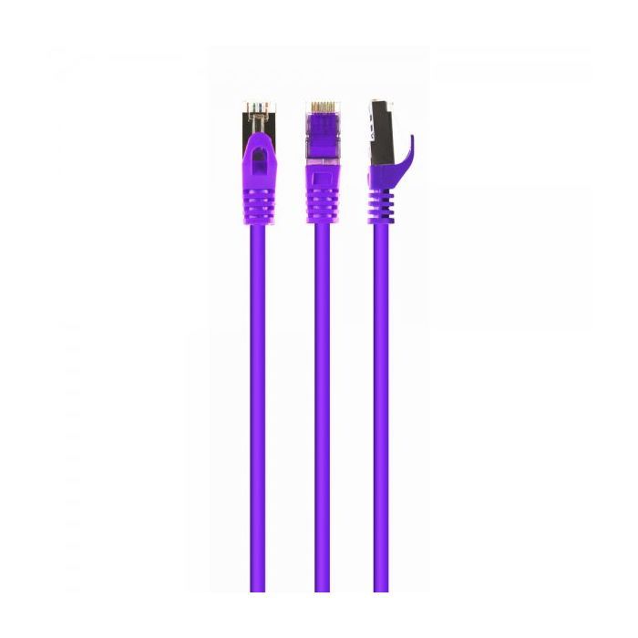 Патч-корд 20м S/FTP Cat 6A CU LSZH violet Cablexpert (PP6A-LSZHCU-V-20M)