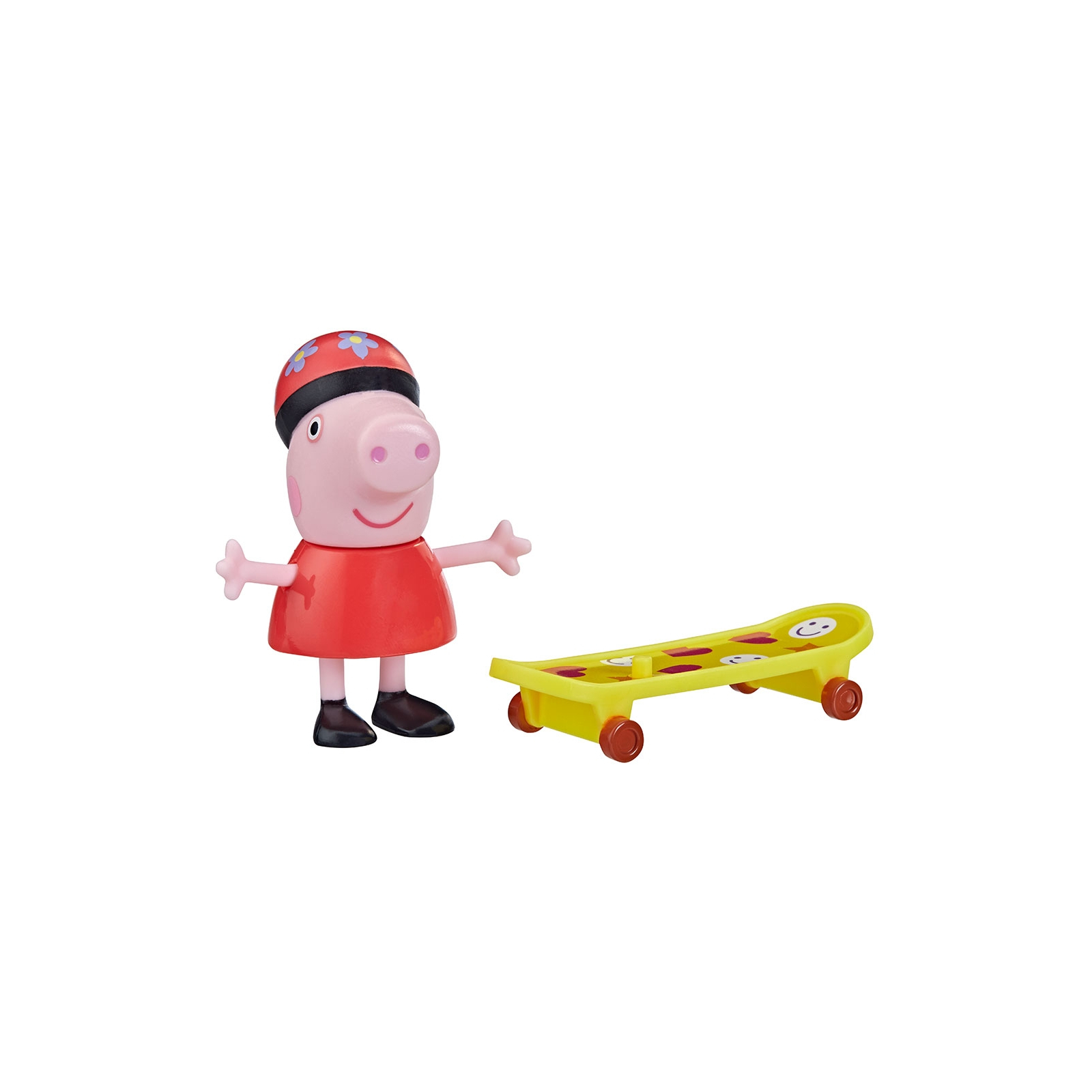 Фигурка Peppa Pig Пеппа со скейтбордом (F3758)