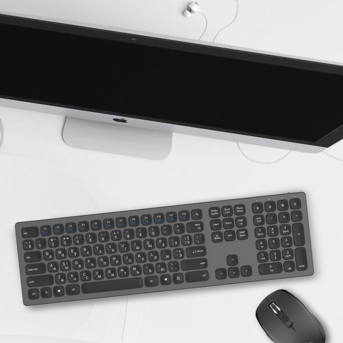 Клавіатура OfficePro SK1550 Wireless Black (SK1550B) зображення 8