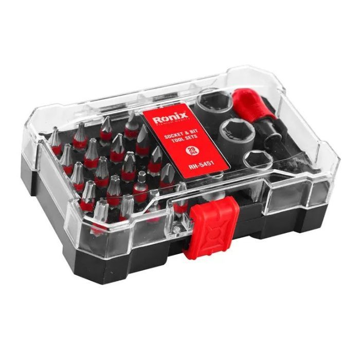 Набор инструментов Ronix головок и бит, 28 шт. (RH-5451) изображение 3