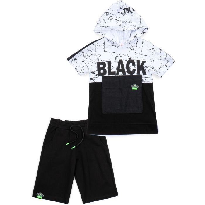 Набор детской одежды Smile BLACK (5049-116B-white)