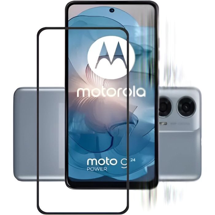 Стекло защитное BeCover Motorola Moto G24/G24 Power Black (710716) изображение 2