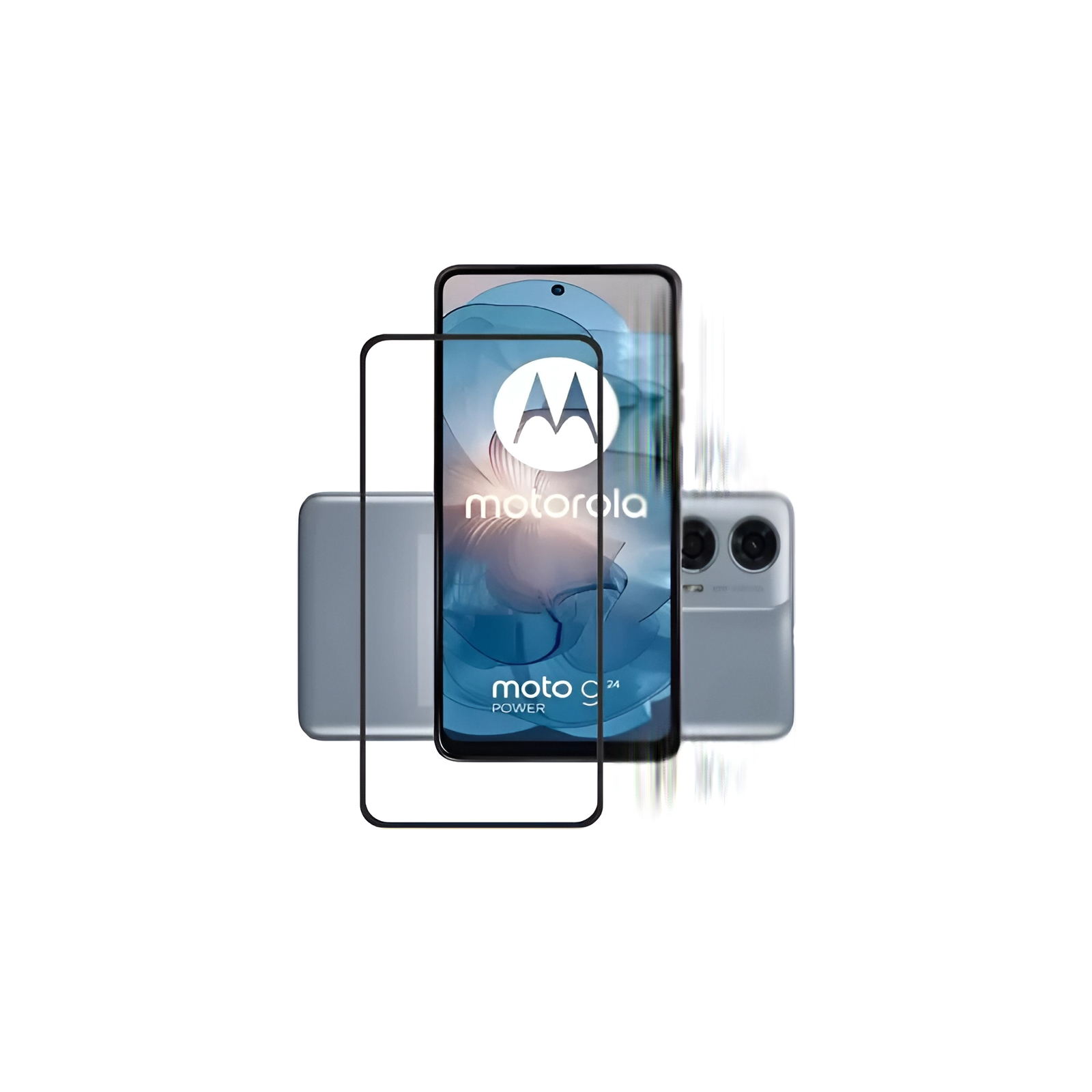Стекло защитное BeCover Motorola Moto G24/G24 Power Black (710716) изображение 2