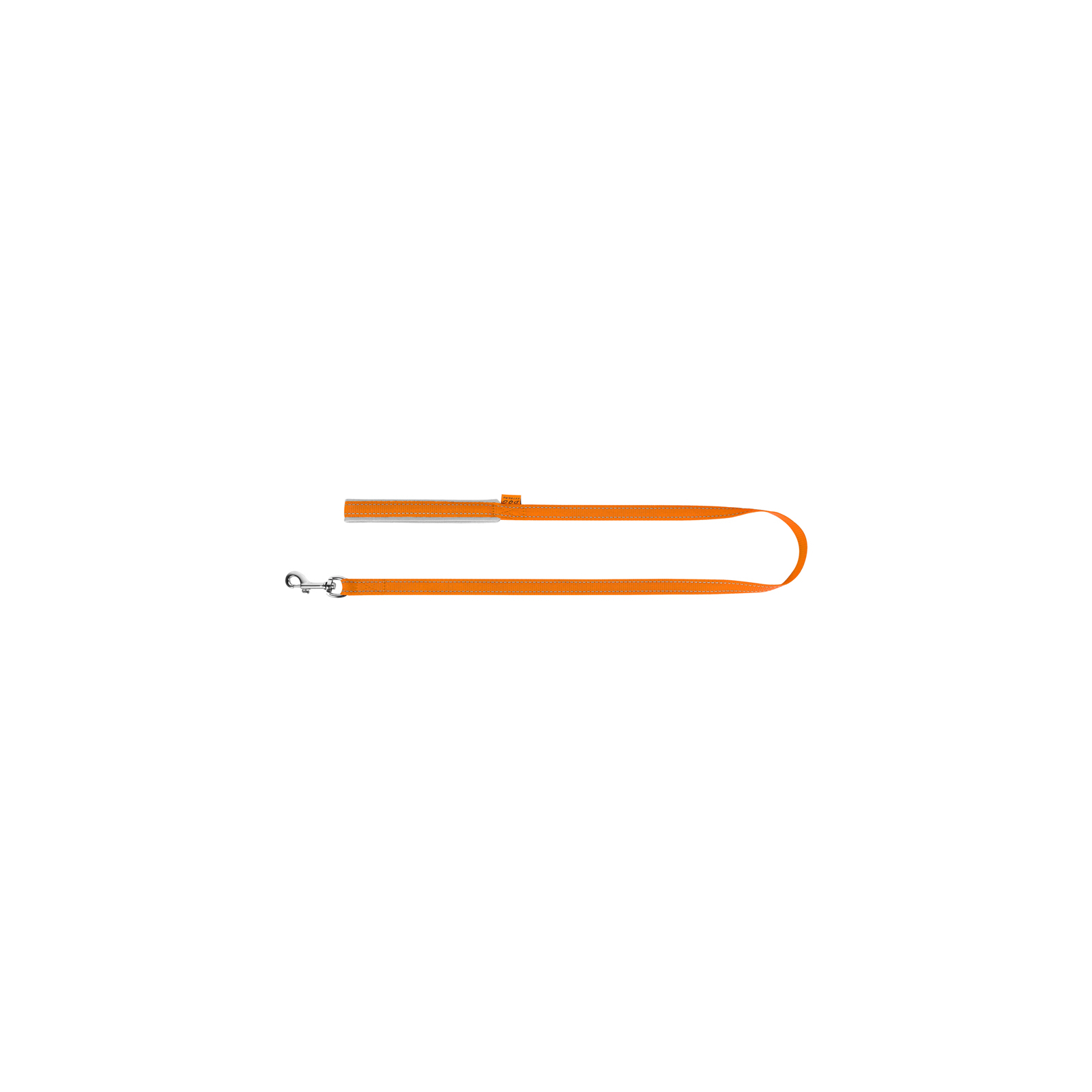Поводок для собак Dog Extreme из нейлона с прорезиненной ручкой Ш 20 мм Д 122 см оранжевый (43154) изображение 3
