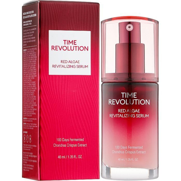 Сыворотка для лица Missha Time Revolution Red Algae Revitalizing Serum С экстрактом красных водорослей 40 мл (8809643527040)