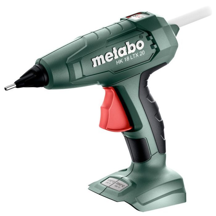 Клеевой пистолет Metabo HK 18 LTX 20, 18В, стержни 11мм, подача 20г/мин (без АКБ и ЗУ) (600797850)