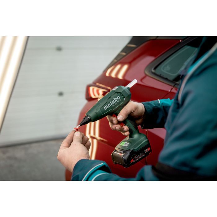 Клеевой пистолет Metabo HK 18 LTX 20, 18В, стержни 11мм, подача 20г/мин (без АКБ и ЗУ) (600797850) изображение 4