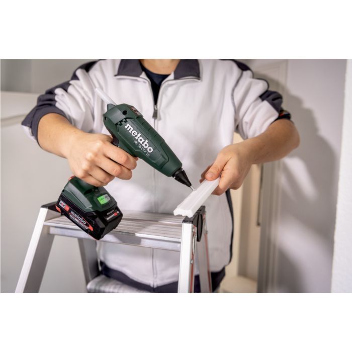 Клеевой пистолет Metabo HK 18 LTX 20, 18В, стержни 11мм, подача 20г/мин (без АКБ и ЗУ) (600797850) изображение 8