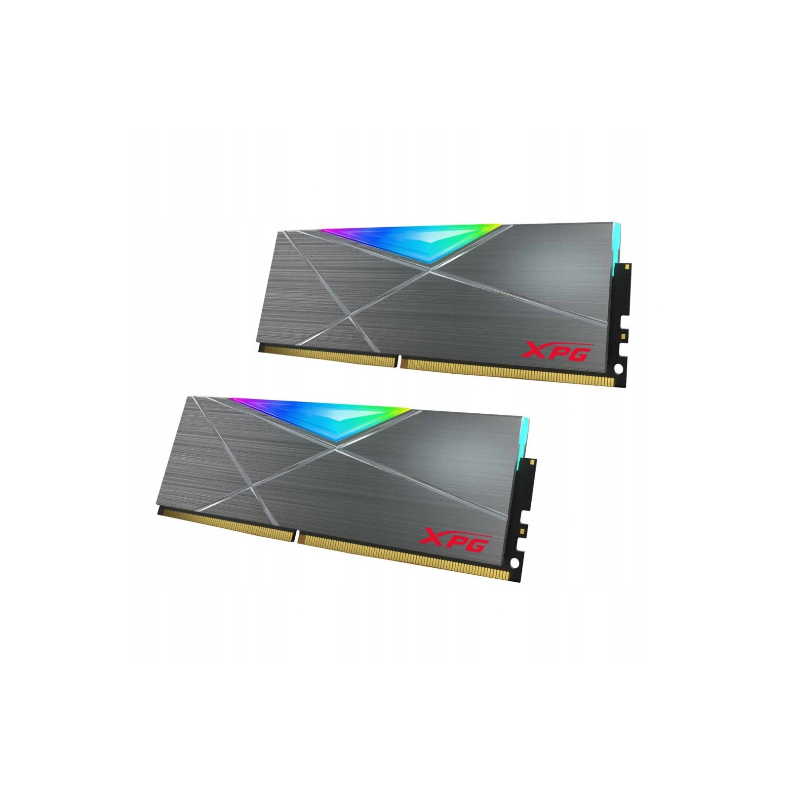 Модуль памяти для компьютера DDR4 16GB (2x8GB) 4133 MHz XPG SpectrixD50 RGB Tungsten Gray ADATA (AX4U41338G19J-DGM50X) изображение 3