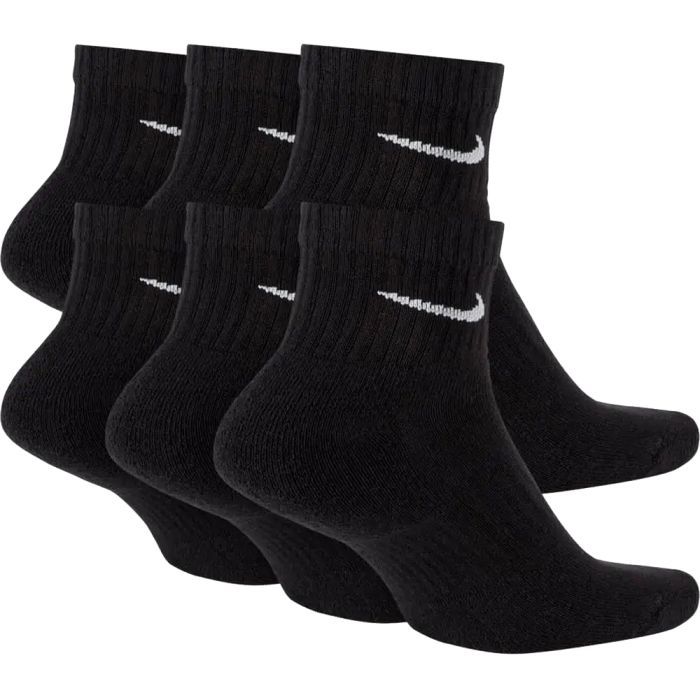 Шкарпетки Nike U NK EVERYDAY CUSH ANKLE 6PR-BD SX7669-010 34-38 6 пар Чорні (194954124827) зображення 2