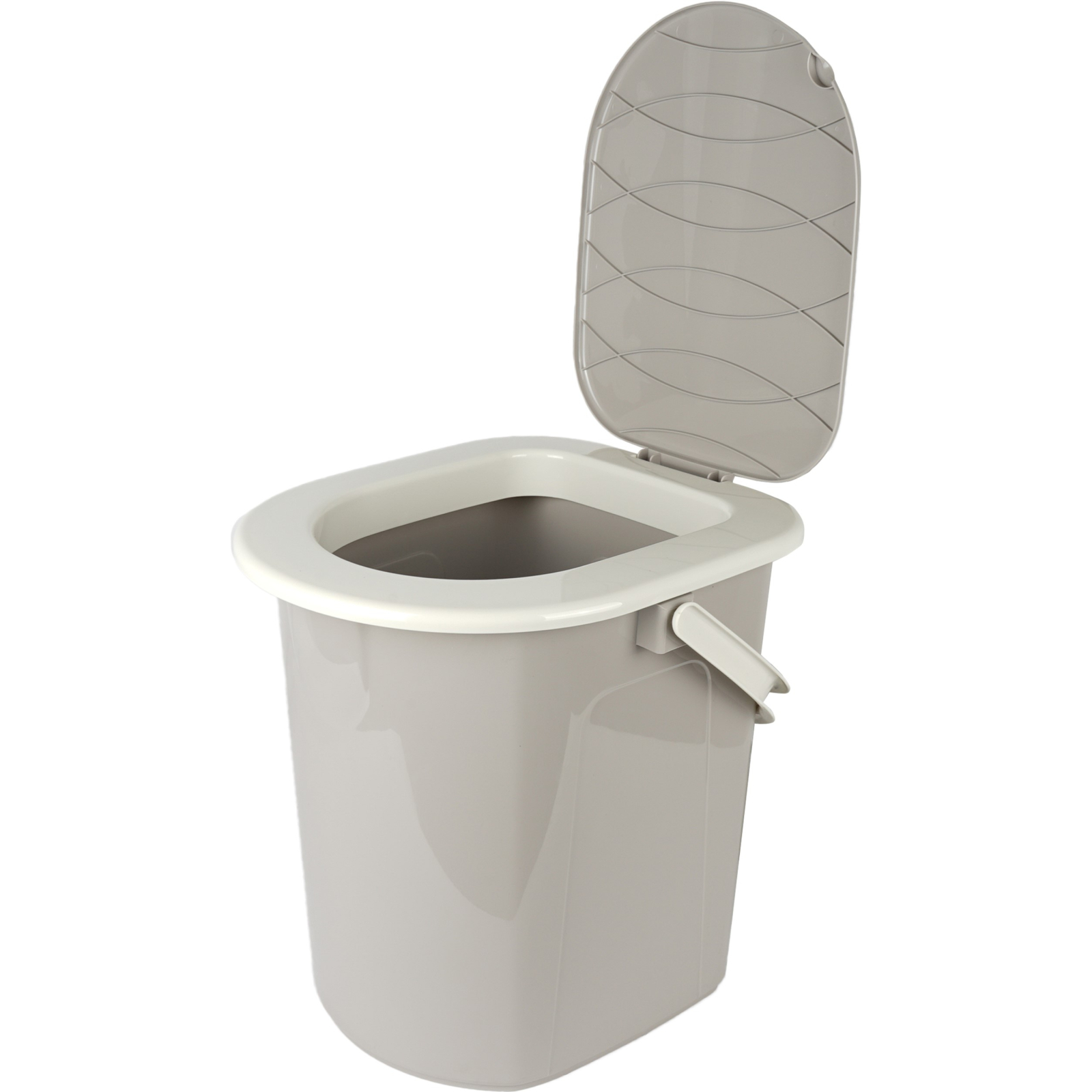 Ведро-туалет Алеана Гранит/серый 22 л (алн 171096/граніт/сіре)