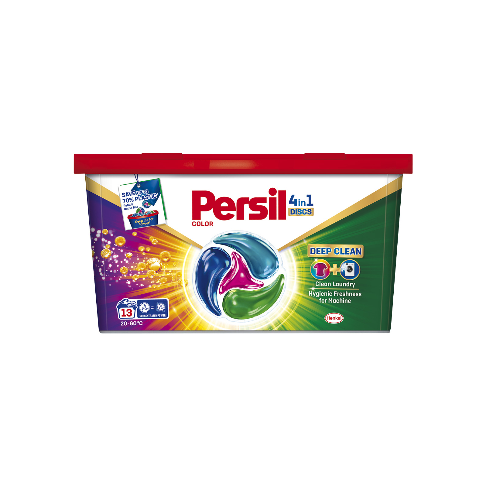 Капсулы для стирки Persil 4in1 Discs Color Deep Clean 13 шт. (9000101800012)