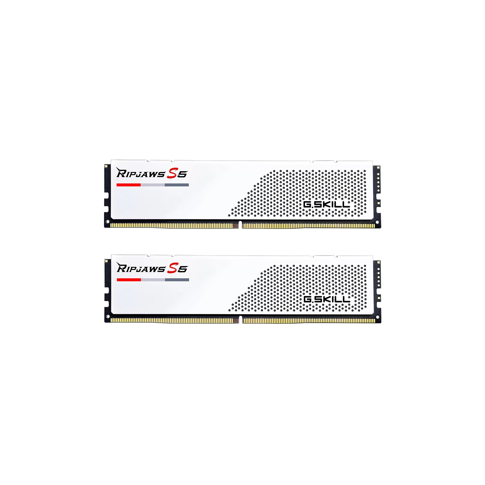 Модуль памяти для компьютера DDR5 64GB (2x32GB) 5200 MHz Ripjaws S5 White G.Skill (F5-5200J3636D32GX2-RS5W)