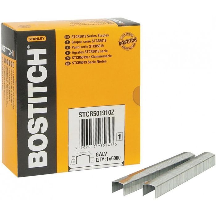 Скобы для строительного степлера Bostitch "STCR5022", 10 мм, 5000 шт (STCR501910Z)