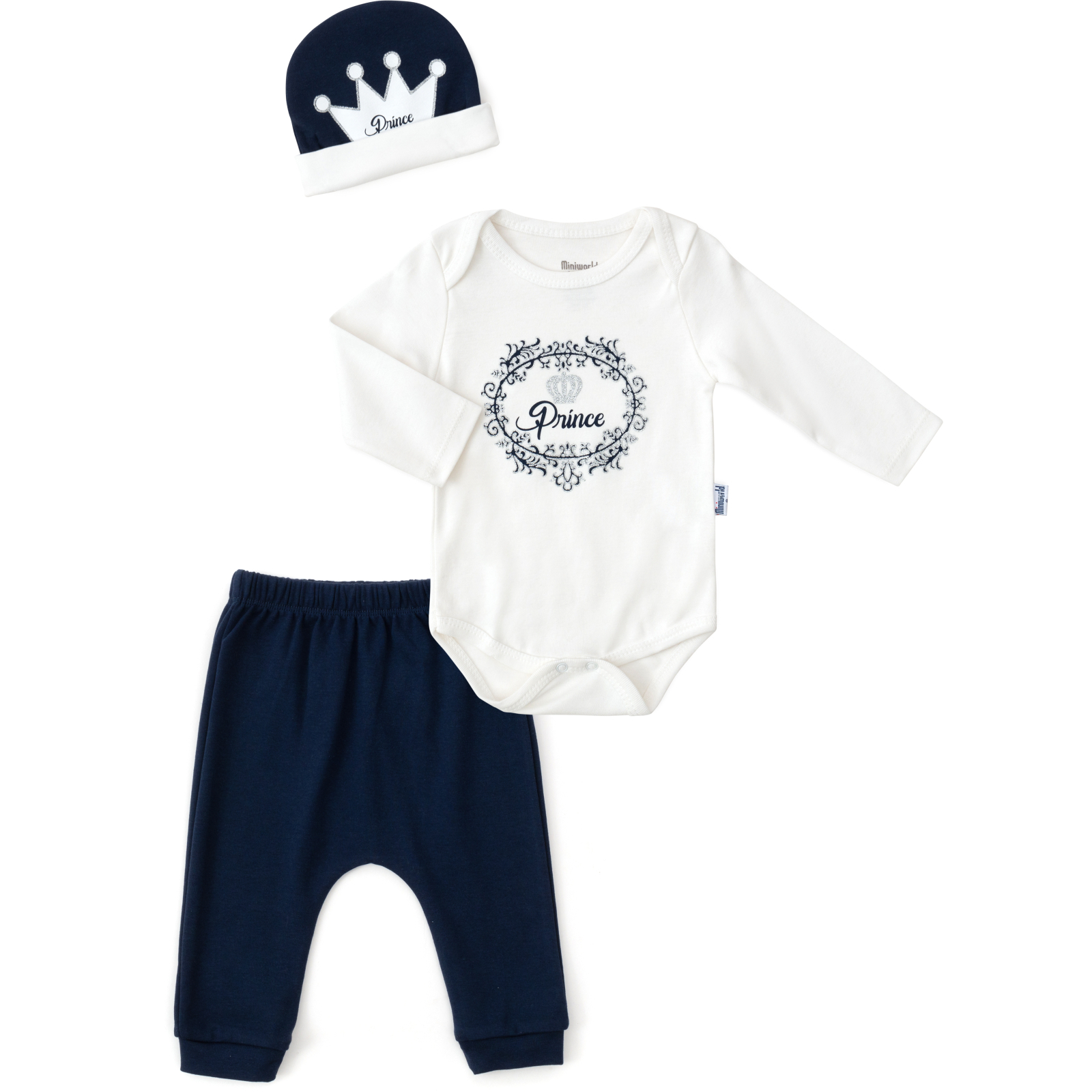 Набор детской одежды Miniworld PRINCE (14827-62B-blue)