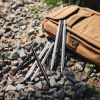Комплект колышков Naturehike CNK2300ZP016 20 см чорні 8 шт (6976023921100) изображение 2