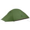 Палатка Naturehike надлегкий одномісний Cloud Up 1 Updated NH18T010-T 20D темно-зелений (6927595765678)