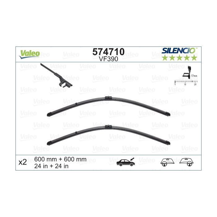 Щетка стеклоочистителя Valeo 574710
