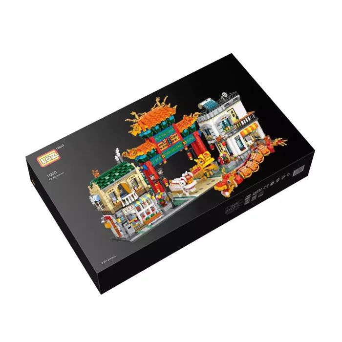 Конструктор LOZ mini Чайнатаун без фигурок (1030) изображение 3