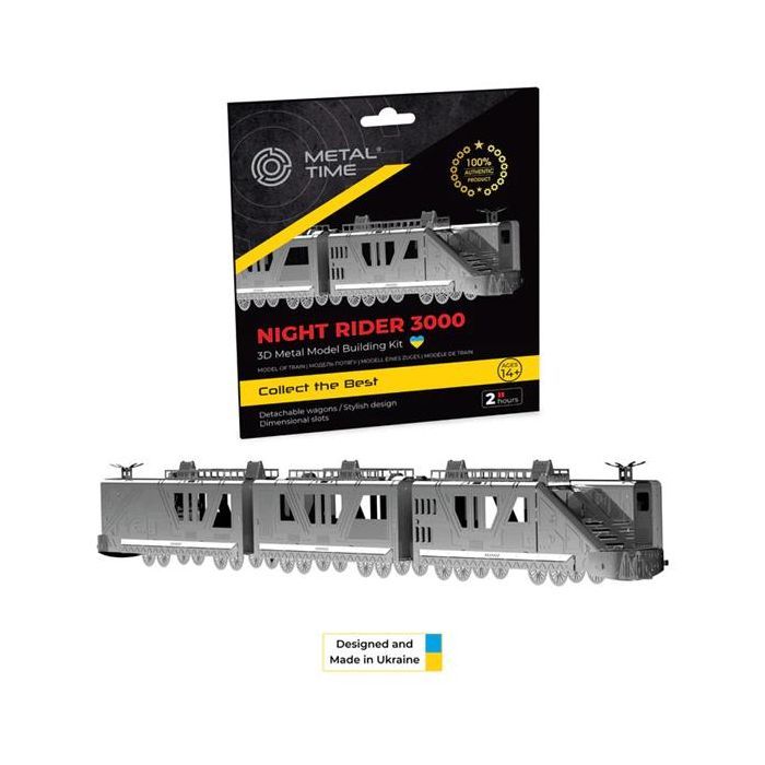 Конструктор Metal Time Колекційна модель Night Rider 3000 Apocalyptic Train (MT083)