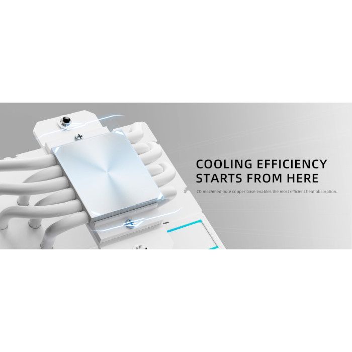 Кулер для процессора ID-Cooling Frozn A610 ARGB White (FROZN A610 ARGB White) изображение 11