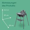 Стілець для годування Bebe Confort MEELY DARK GREY (2712551210) зображення 4