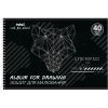 Альбом для рисования Maxi А4 на спирали 40 листов, 100г/м2 (MX60930)
